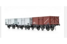 BR 16T BR Freight Grey 1/108 (Pre TOPS Coal 16) Mineral Wagon Pack D - OO Gauge